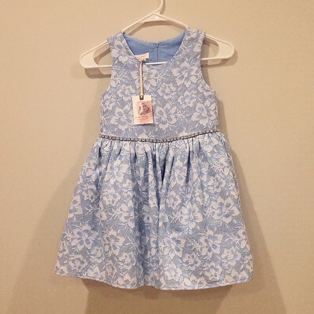 Sparkle Blue Dress 6x